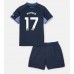 Tottenham Hotspur Cristian Romero #17 Dětské Oblečení Venkovní Dres 2023-24 Krátkým Rukávem (+ trenýrky)